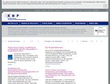 Tablet Screenshot of knp-forschung.de